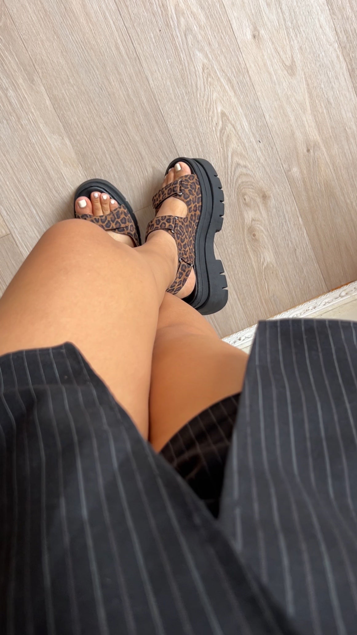 Sandalias Print Ofelia - Negro