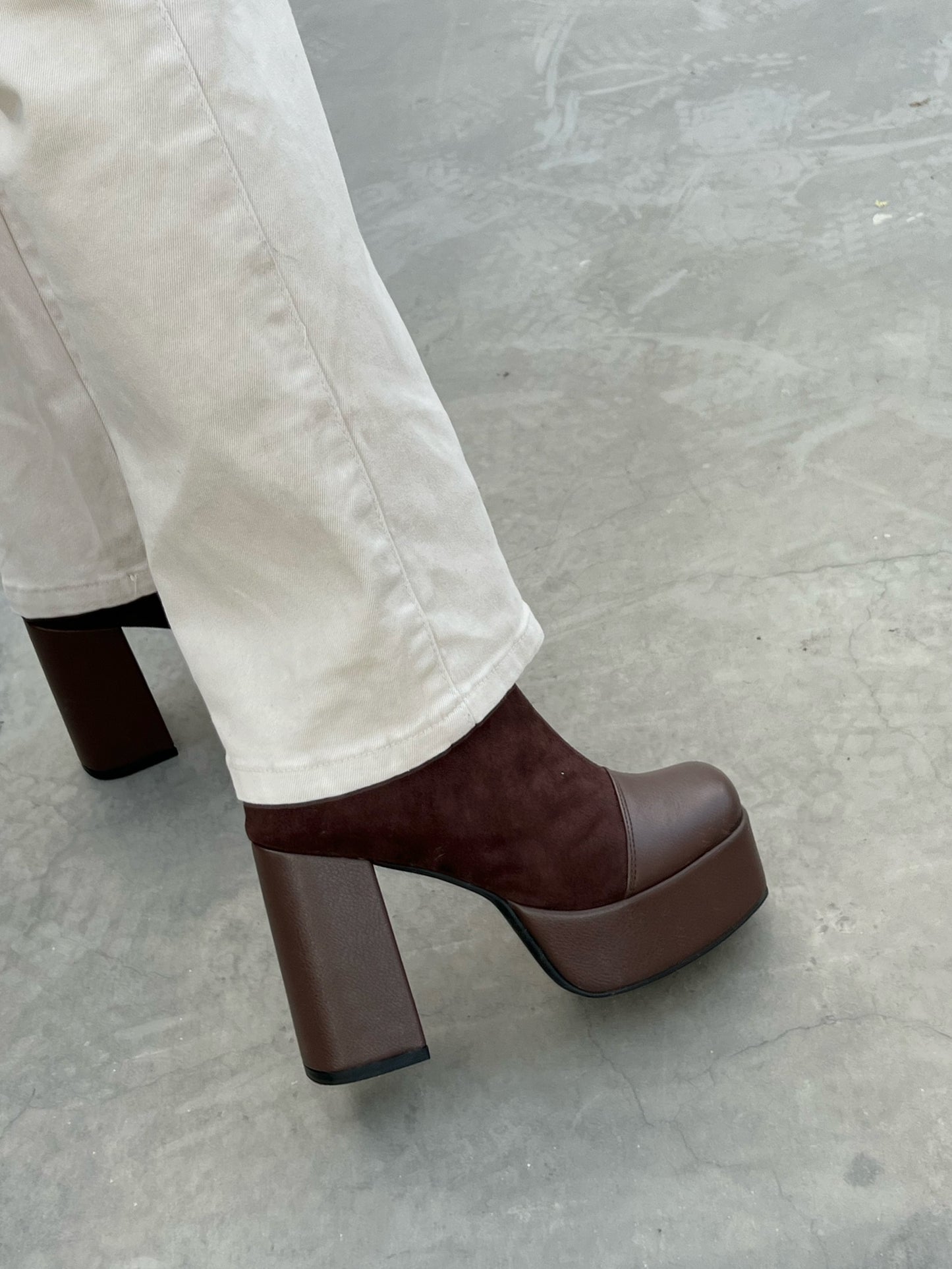 Botines York suede mocca