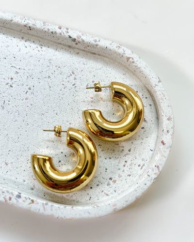 Aretes Donas - Doradas