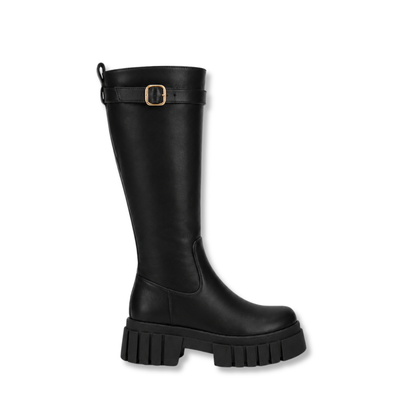 Bota caña alta Simone negro