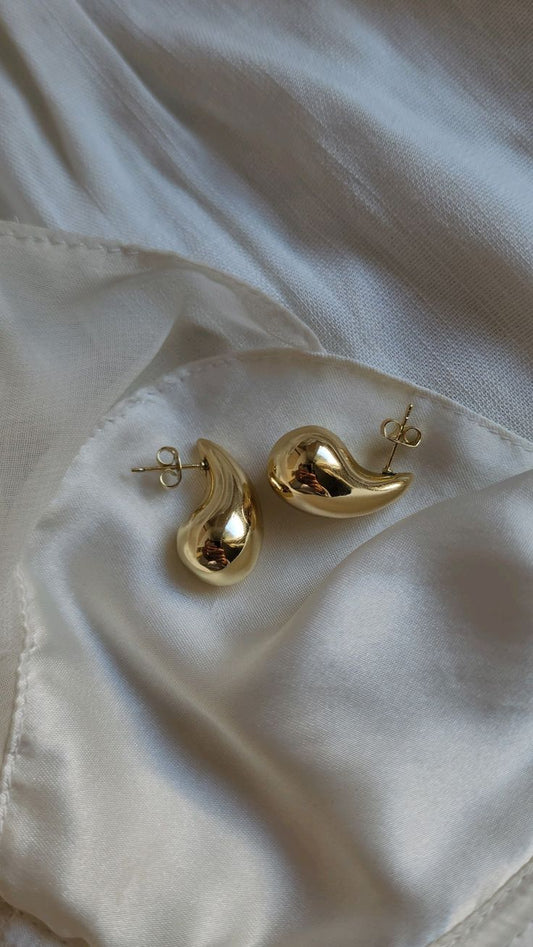 Aretes Gota - Dorado