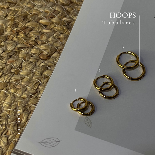 Hoops Tubulares - Dorados