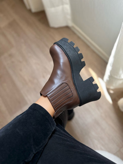 Botines Chelsea Brown