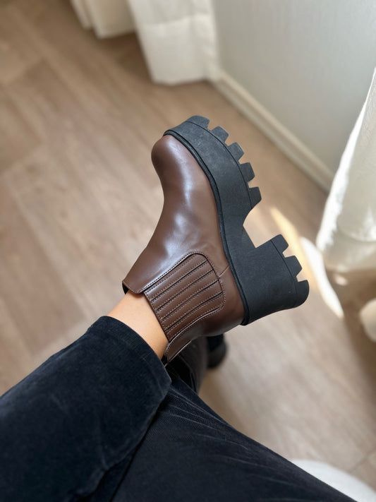 Botines Chelsea Brown