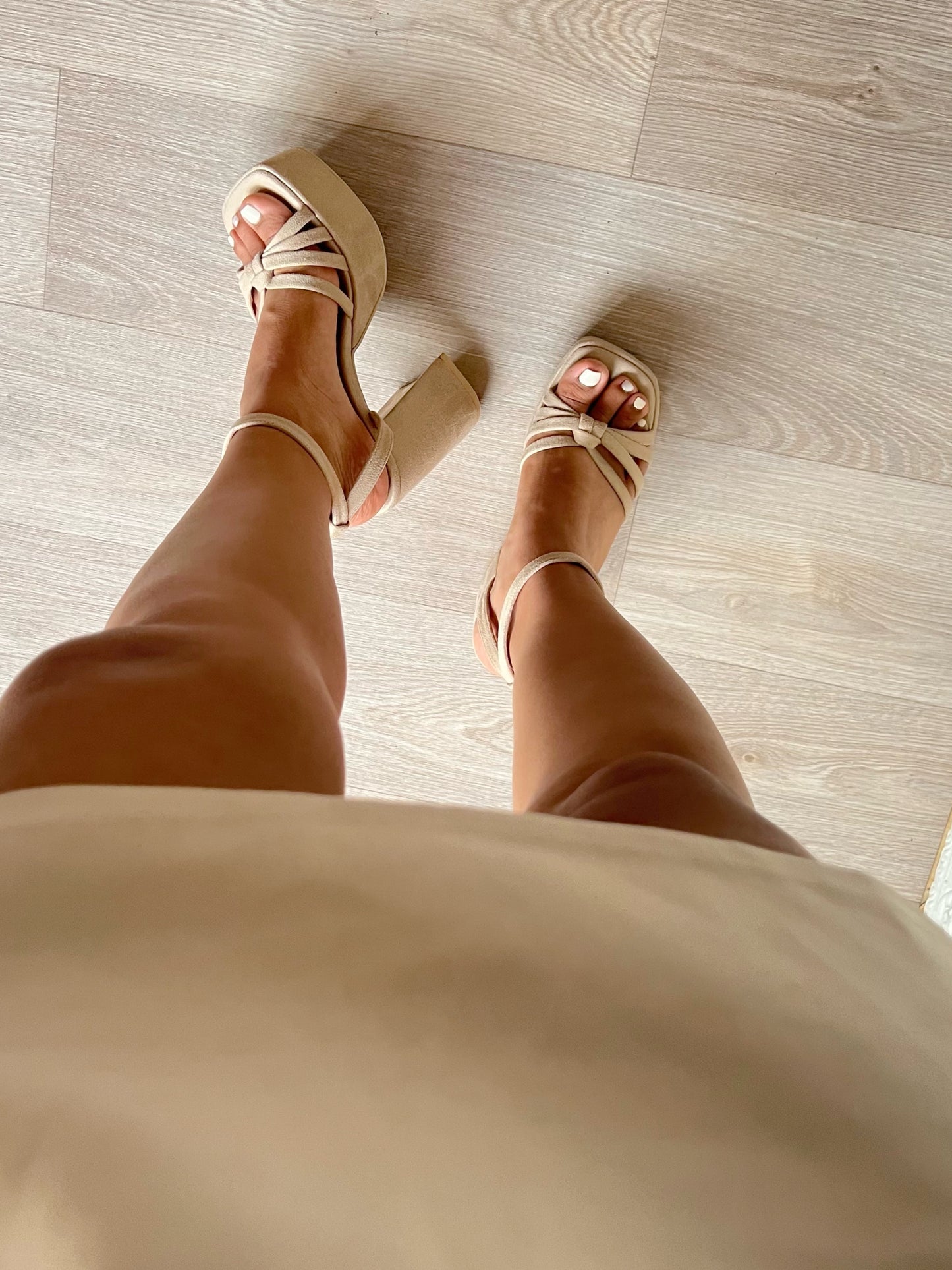 Tacón beige - Steffi