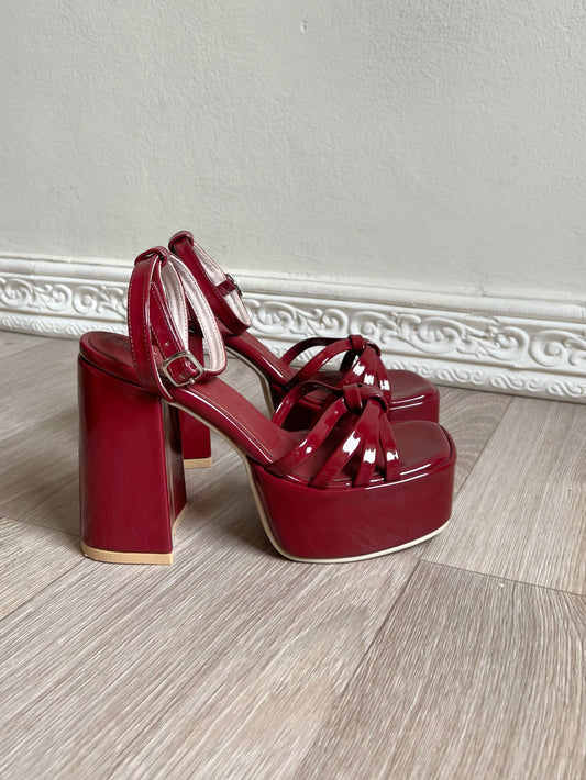 Tacones Borgoña - Steffi