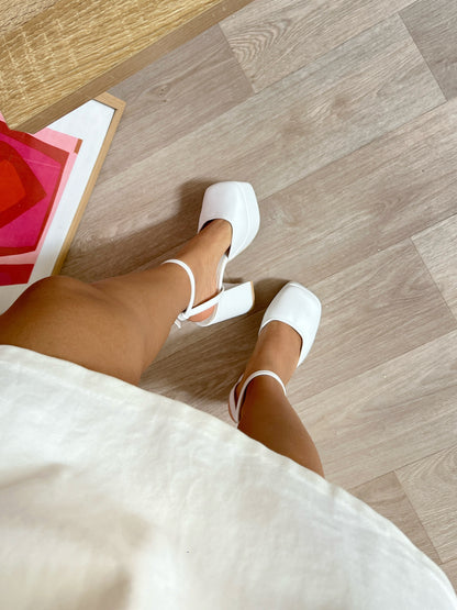 Tacones Salma blanco
