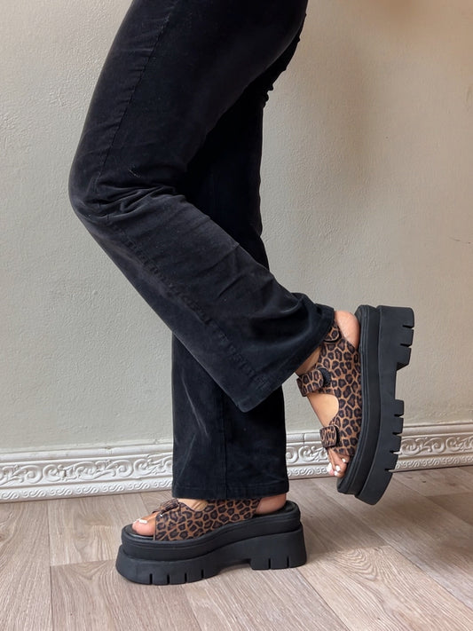 Sandalias Print Ofelia - Negro