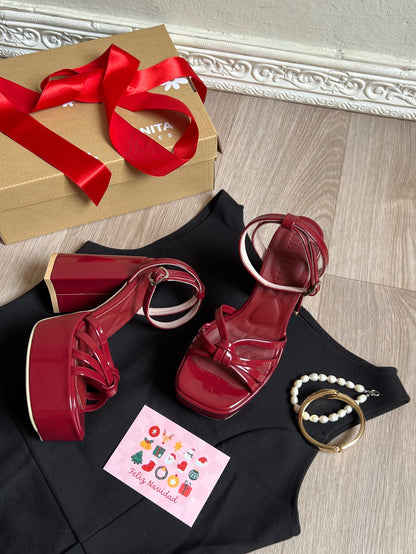 Tacones Borgoña - Steffi