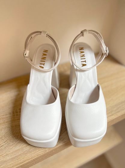 Tacones Salma blanco