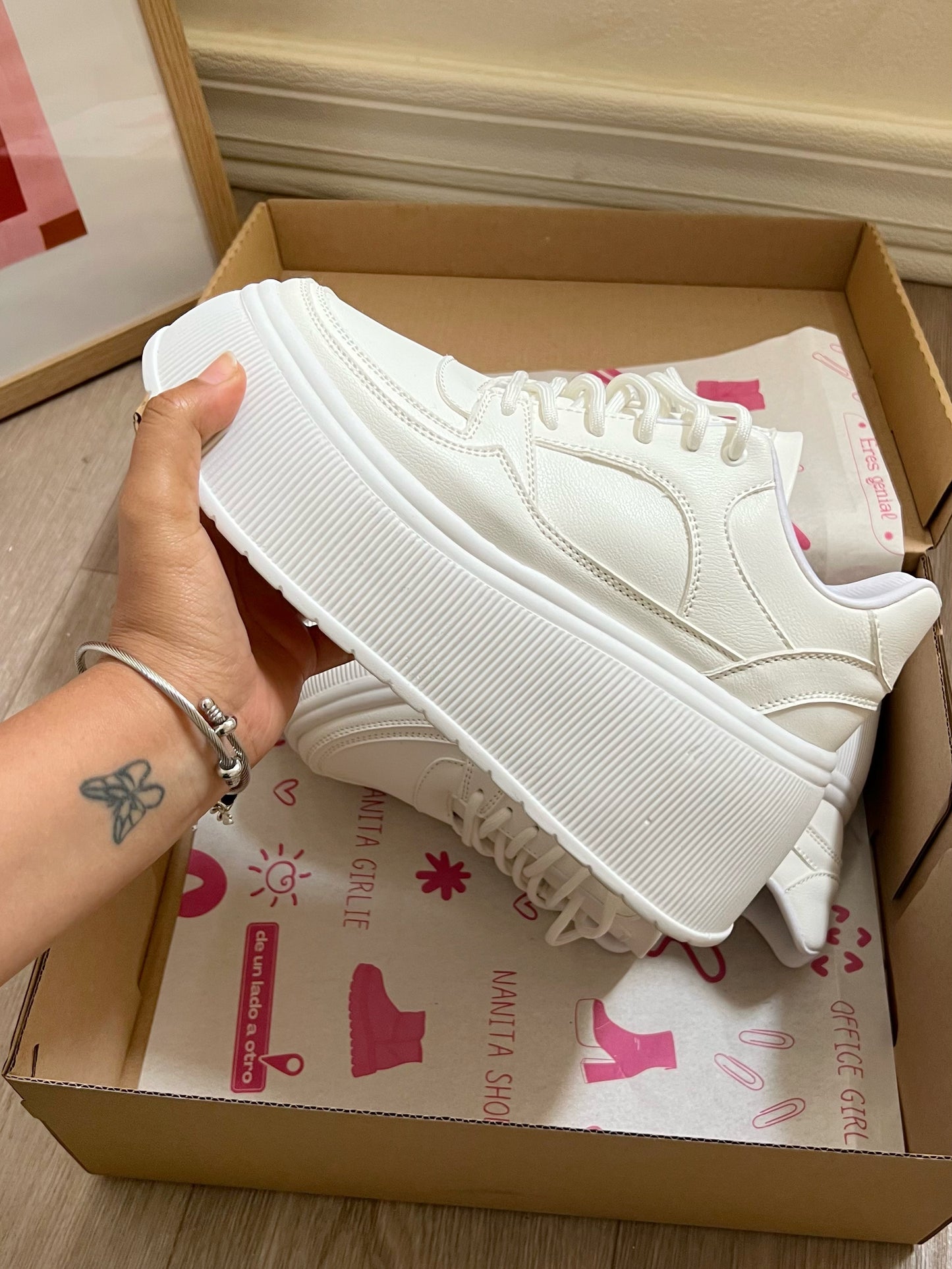 Zapatilla blanca - Megan