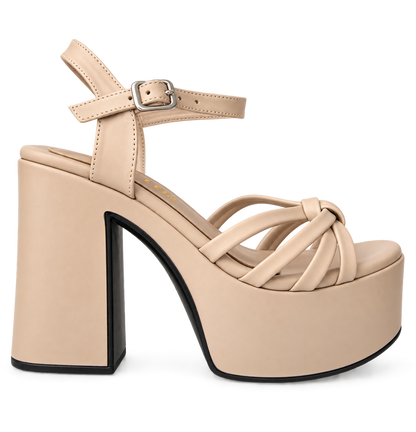 Tacones Tiana Beige