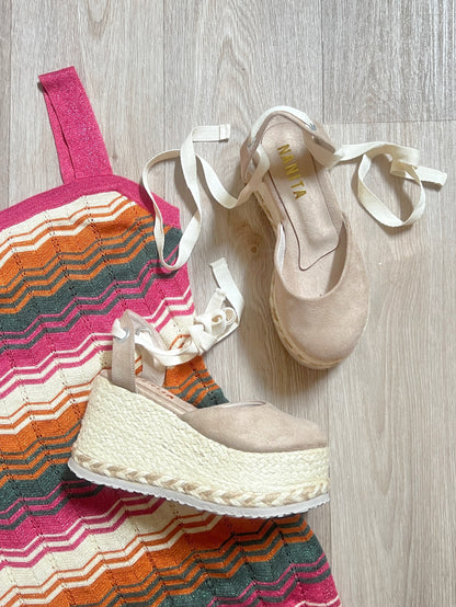 Alpargatas Neela beige soga