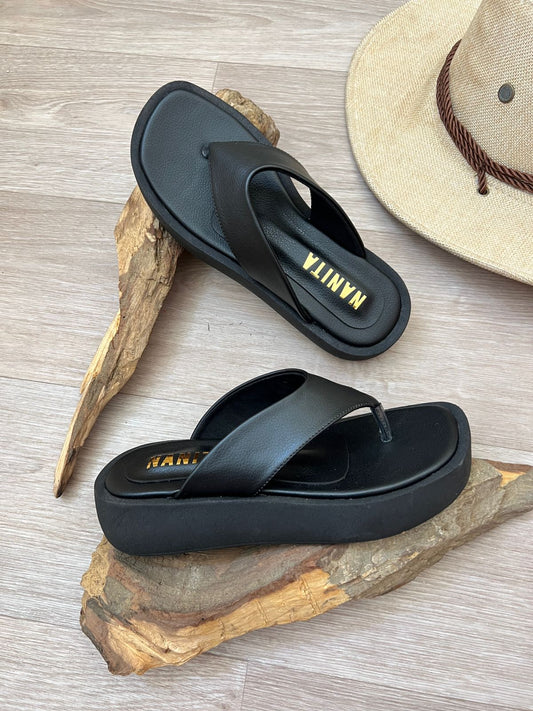 Sandalias Isla negro